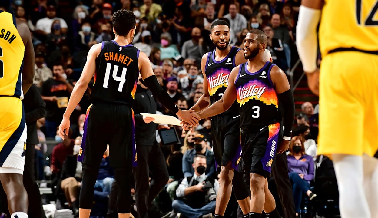 太阳全队爆发，轻取步行者六连胜